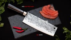 Dao thái thép nhíp dập hoa văn - G03TM | DAO VIP - HTX DAO PHÚC SEN