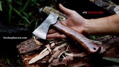 Rìu cắm trại - Đồ cắm trại - R05A | DAO VIP - HTX DAO PHÚC SEN