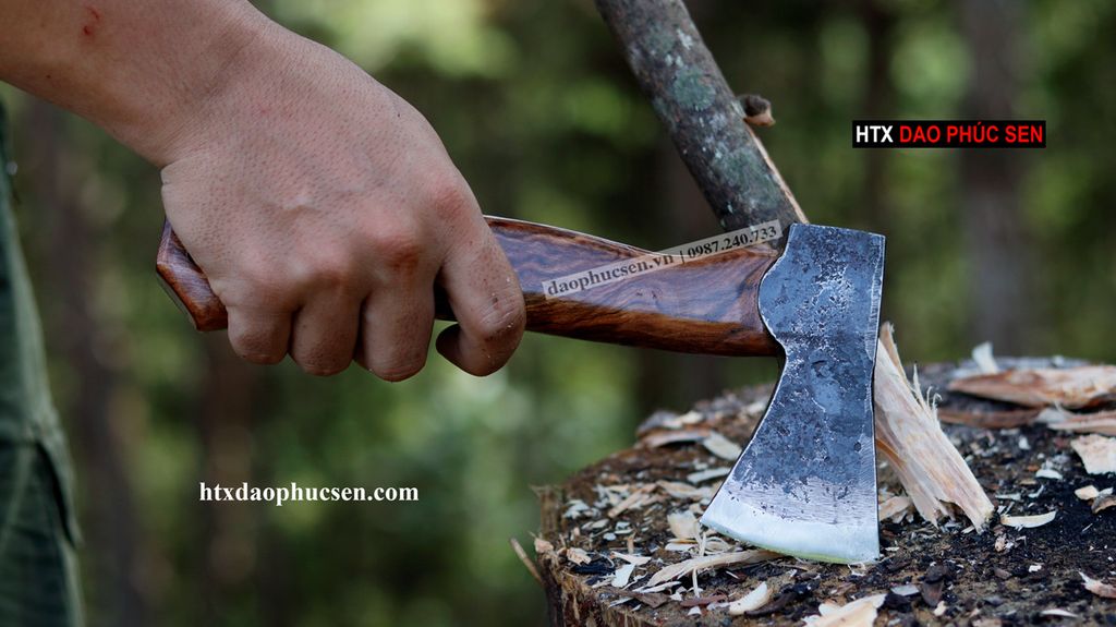 Rìu cắm trại - Đồ cắm trại - R05A | DAO VIP - HTX DAO PHÚC SEN