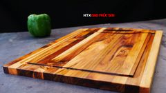 Thớt Gỗ Teak Cao Cấp - Cắt thái, Trang Trí - 40x30x1,4cm - CNTNR02 | DAO VIP CAO BẰNG