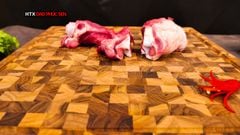 Thớt Gỗ Teak Cao Cấp - Chặt thái, Trang Trí - 40x40x3,8cm - VDC05 DAO VIP CAO BẰNG