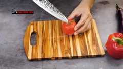 Thớt Gỗ Teak Cao Cấp - Cắt Thái, Trang Trí - 30,5x20,5x1,4cm - CNO01 | HTX DAO PHÚC SEN