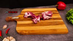 Thớt Gỗ Teak Cao Cấp - Cắt Thái, Trang Trí - 35,5x32x1,9cm - VTC01 DAO VIP CAO BẰNG