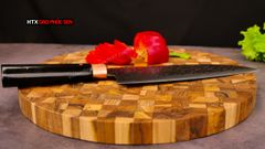 Thớt Gỗ Teak Cao Cấp - Cắt Thái, Trang Trí - 30x30x2,5cm - TDC01 | HTX DAO PHÚC SEN