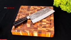 Thớt Gỗ Teak Cao Cấp - Chặt thái, Trang Trí - 30x30x3,8cm - VDC04 | HTX DAO PHÚC SEN