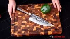 Thớt Gỗ Teak Cao Cấp - Chặt thái, Trang Trí - 35x25x3,8cm - DC04 | DAO VIP CAO BẰNG