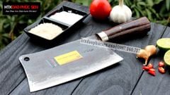 Dao chặt gà sắc bén - Thép nhíp ô tô - Cán cẩm khâu inox - N09 | DAO VIP - HTX DAO PHÚC SEN