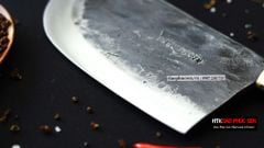 Dao tầu chặt xương - Thép nhíp ô tô - Cán cẩm khâu đồng - DCX01D / HTX DAO PHÚC SEN