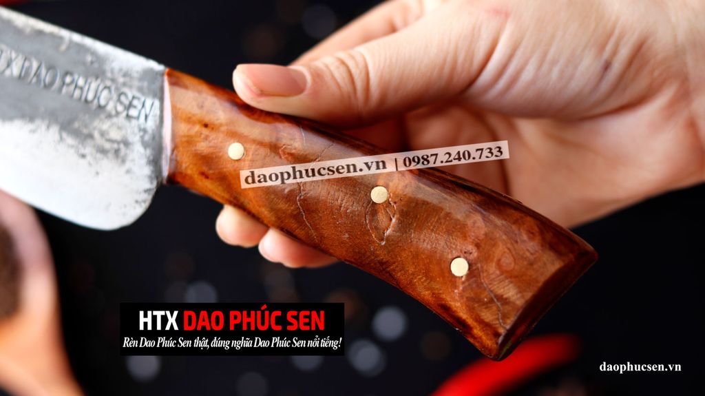 DAO BẦU LỌC 16 cán ốp nu nghiến