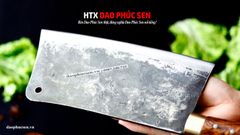 Dao chặt xương sắc bén - Thép nhíp ô tô - Cán cẩm khâu đồng - N10D / HTX DAO PHÚC SEN