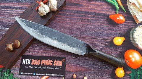 Dao lọc thái sắc bén - Thép nhíp ô tô - S12 / HTX DAO PHÚC SEN