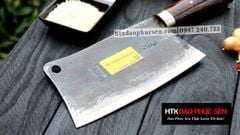Dao chặt gà sắc bén - Thép nhíp ô tô - Cán cẩm khâu inox - N09 | DAO VIP - HTX DAO PHÚC SEN