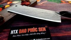 Dao chặt xương sắc bén - Cán sắt - Thép nhíp ô tô - S06 / HTX DAO PHÚC SEN