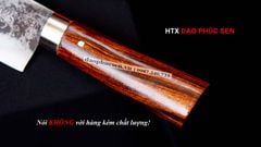Dao lọc thái sắc bén - Thép nhíp ô tô - Cán tự nhiên khâu inox - N06 / DAO VIP - HTX DAO PHÚC SEN