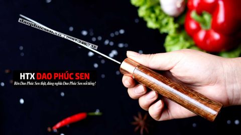 DAO BẦU LỌC 16 cán cẩm khâu đồng đỏ HTX DAO PHÚC SEN