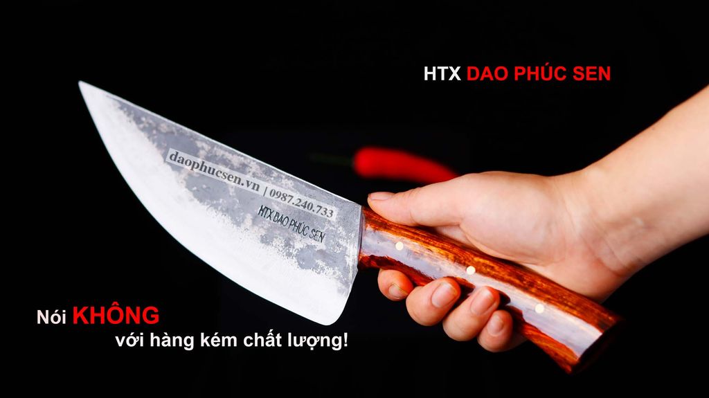 DAO PHÚC SEN DAO BẦU LỌC 20 cán ốp G09OCD | DAO VIP - HTX DAO PHÚC SEN