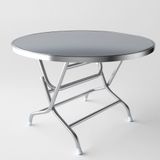  Bộ bàn tròn inox DELI 1m2 cạnh vuông - 10 ghế DELI Clever 