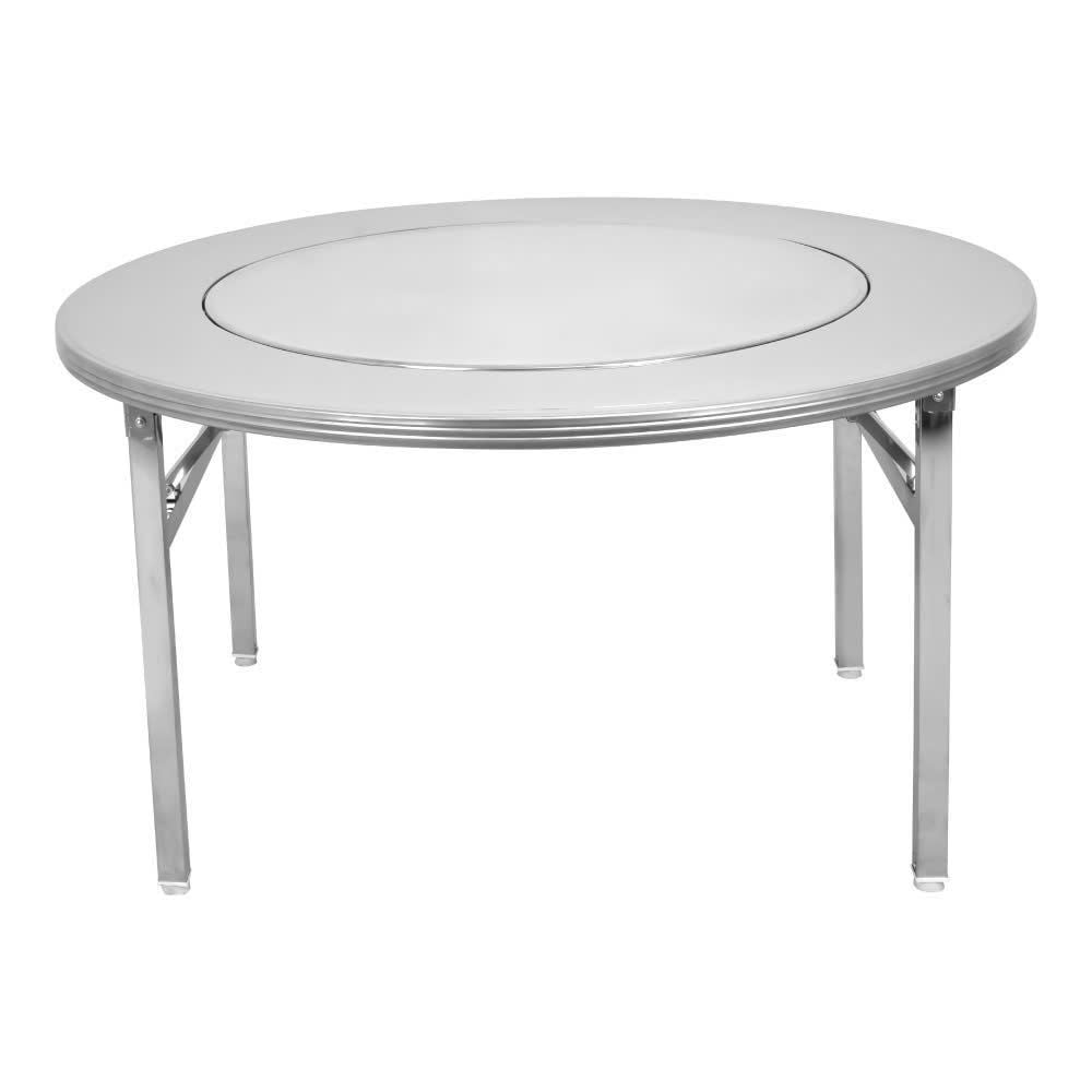  Bàn inox SUPER xoay 1m4 chân xếp 304 