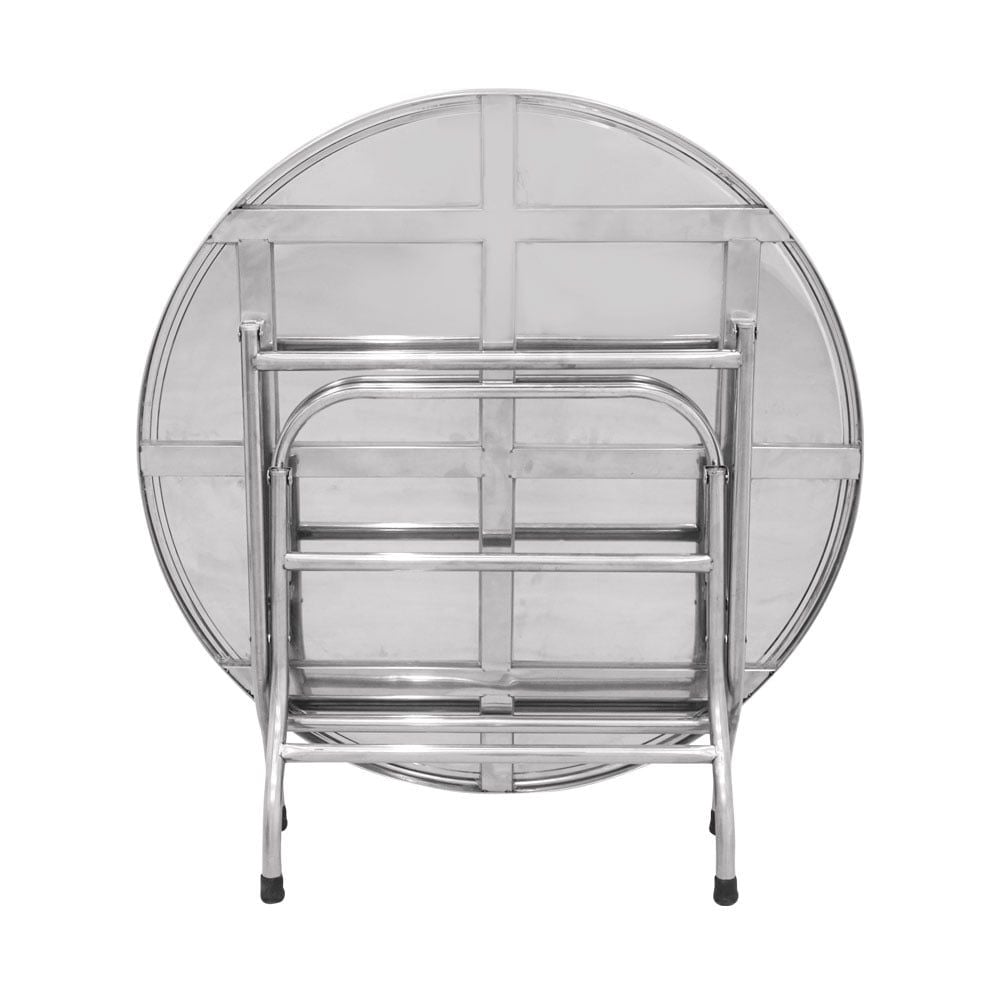  Combo Bàn inox WIN 1m2 4U cạnh vuông + 10 Ghế đôn inox DONA mặt 30 phi 19 201 