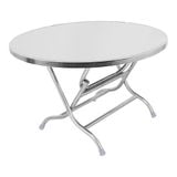  Bàn inox DONA 1m2 cạnh vuông 