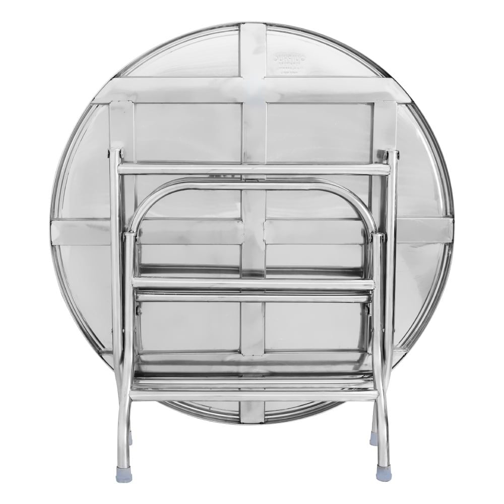 Bàn inox DONA 1m2 cạnh vuông