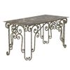 Bàn kiếng mỹ nghệ Luxury 80x160cm - Nội Ngoại Thất Inox Nhựa - Qui Phúc - quiphuc.com