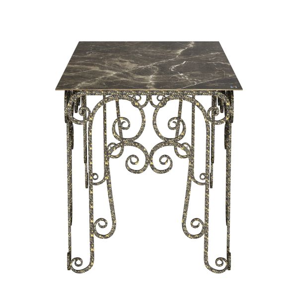 Bàn kiếng mỹ nghệ Luxury 80x160cm - Nội Ngoại Thất Inox Nhựa - Qui Phúc - quiphuc.com