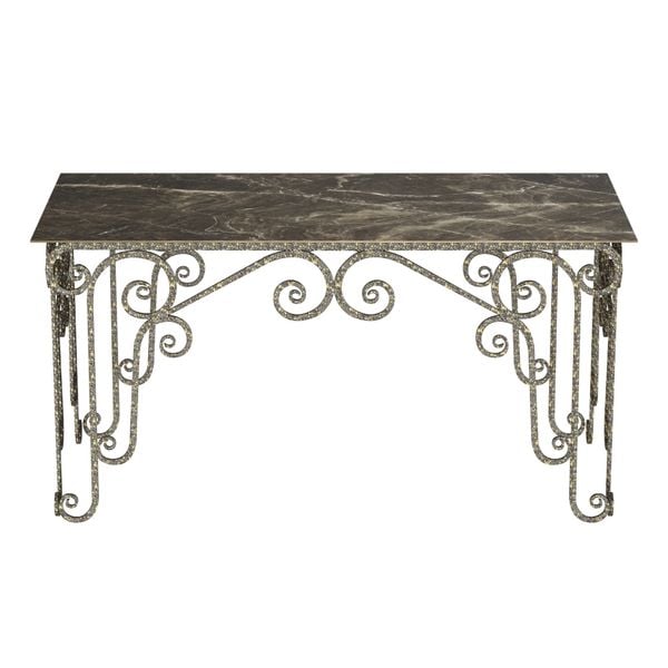 Bàn kiếng mỹ nghệ Luxury 80x160cm - Nội Ngoại Thất Inox Nhựa - Qui Phúc - quiphuc.com