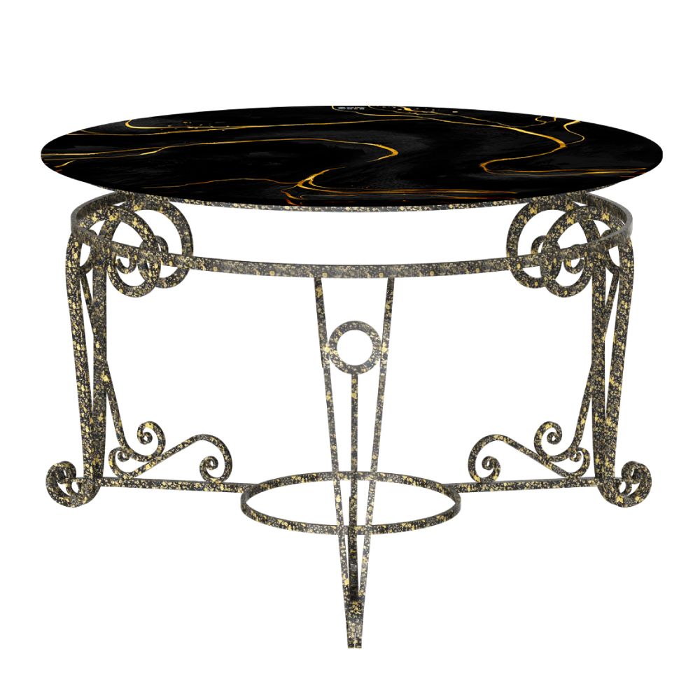  Bàn kiếng mỹ nghệ Luxury 1m1 