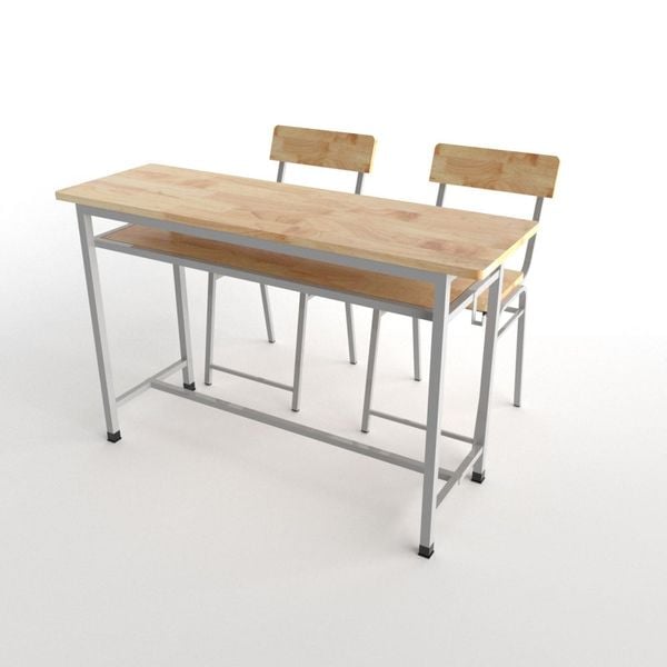 Bàn học sinh ghế rời - Nội Ngoại Thất Inox Nhựa - Qui Phúc - quiphuc.com
