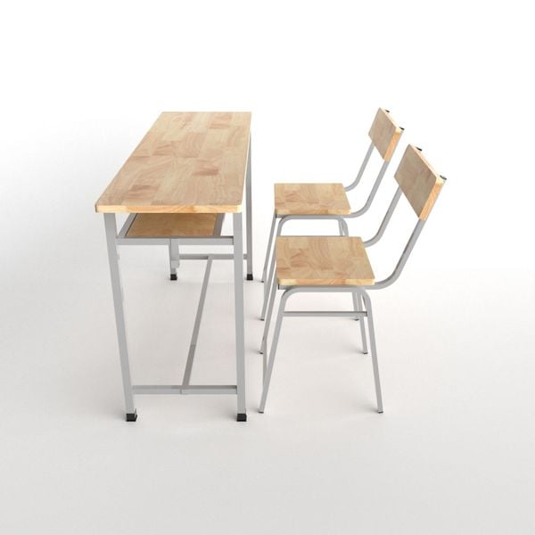 Bàn học sinh ghế rời - Nội Ngoại Thất Inox Nhựa - Qui Phúc - quiphuc.com