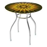  Bàn kiếng DELI 8 tấc chân Pisa 