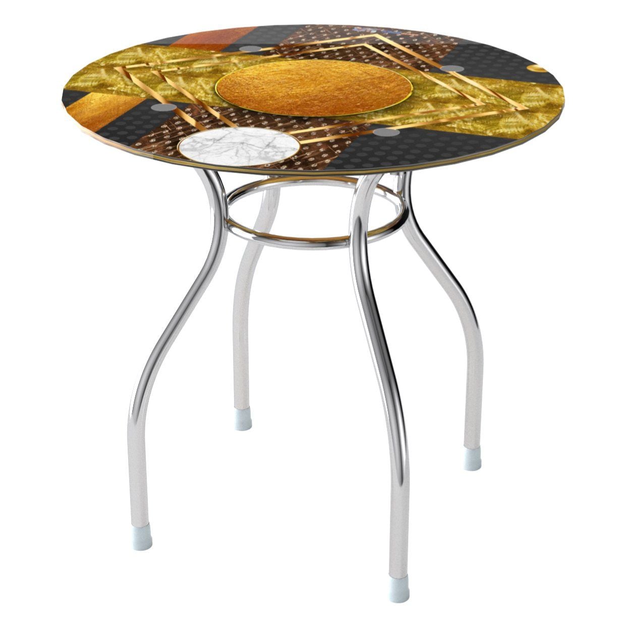  Bàn kiếng DELI 8 tấc chân Pisa 