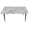 Bàn kiếng FELIX chân chữ U - Nội Ngoại Thất Inox Nhựa - Qui Phúc - quiphuc.com