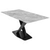 Bàn kiếng FELIX chân chữ X - Nội Ngoại Thất Inox Nhựa - Qui Phúc - quiphuc.com