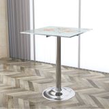  Bàn kiếng Glory 6 tấc chân mâm Deli 