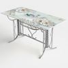 Bàn kiếng nhập chân Mickey - Nội Ngoại Thất Inox Nhựa - Qui Phúc - quiphuc.com