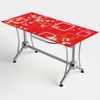 Bàn kiếng nhập chân Phi thuyền - Nội Ngoại Thất Inox Nhựa - Qui Phúc - quiphuc.com