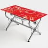 Bàn kiếng nhập chân Tim - Nội Ngoại Thất Inox Nhựa - Qui Phúc - quiphuc.com