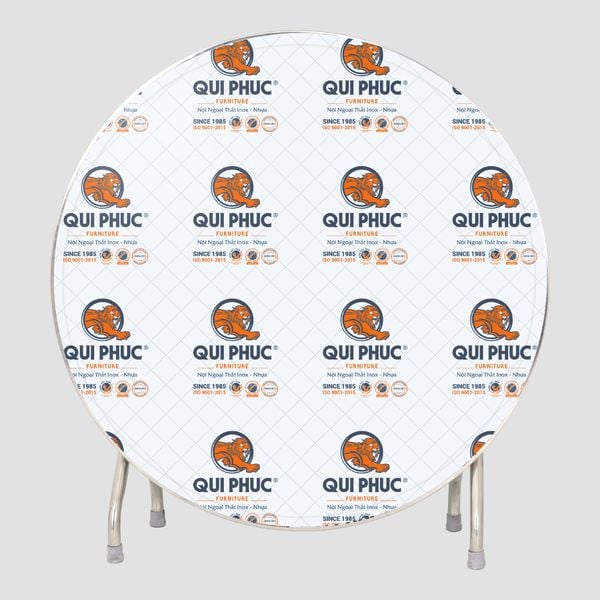 Bàn inox SUPER 1m2 cạnh vuông - Nội Ngoại Thất Inox Nhựa - Qui Phúc - quiphuc.com