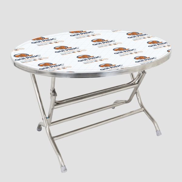 Bàn inox SUPER 1m2 cạnh vuông - Nội Ngoại Thất Inox Nhựa - Qui Phúc - quiphuc.com