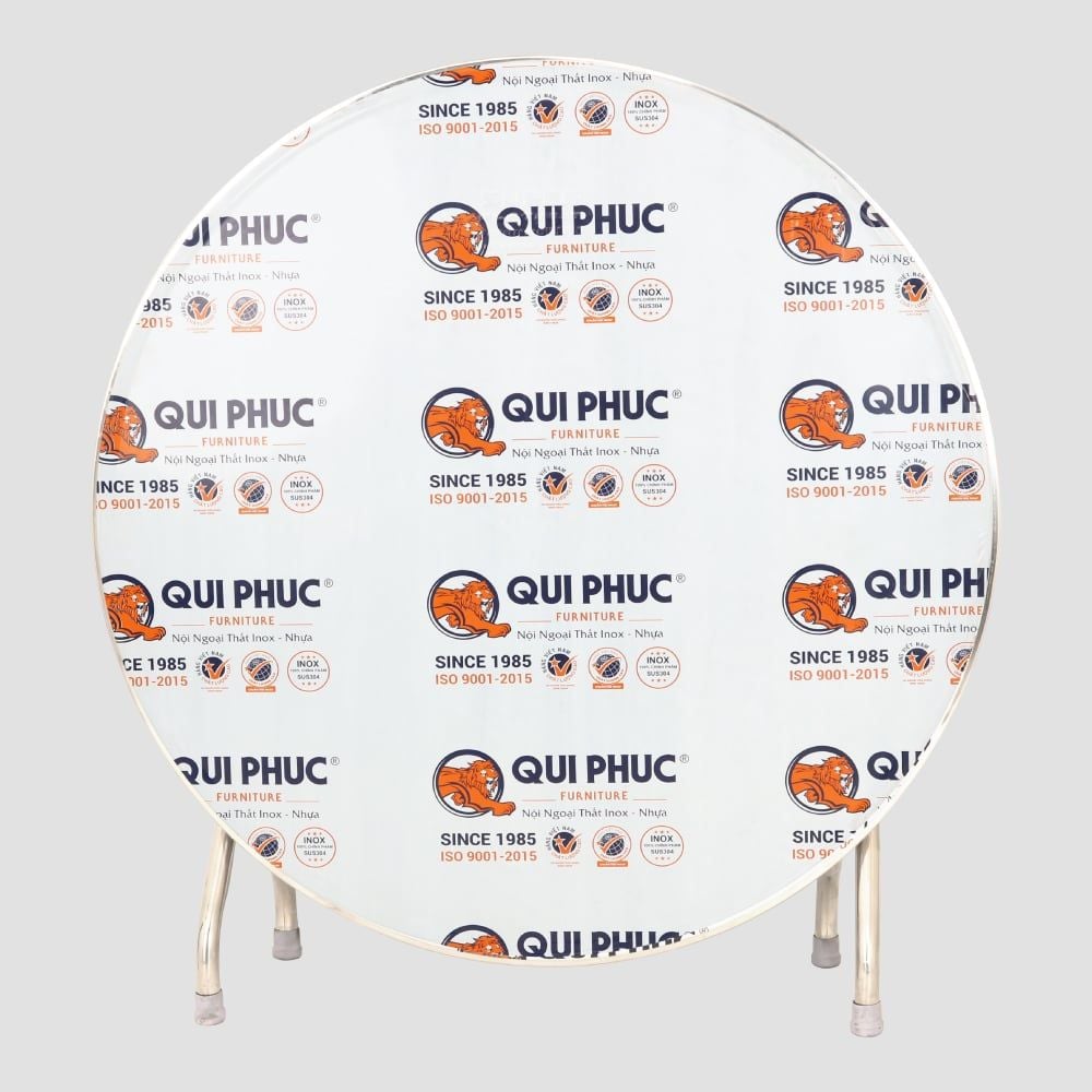  Bàn inox SUPER 1m2 cạnh vuông 