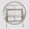 Bàn inox SUPER 1m2 cạnh vuông - Nội Ngoại Thất Inox Nhựa - Qui Phúc - quiphuc.com