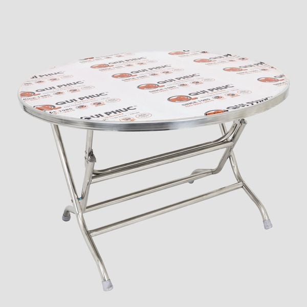 Bàn inox SUPER 1m2 cạnh vuông - Nội Ngoại Thất Inox Nhựa - Qui Phúc - quiphuc.com