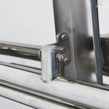  Bàn inox SUPER 1m2 cạnh vuông 