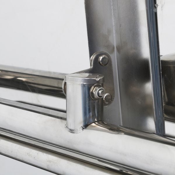 Bàn inox SUPER 1m2 cạnh vuông - Nội Ngoại Thất Inox Nhựa - Qui Phúc - quiphuc.com