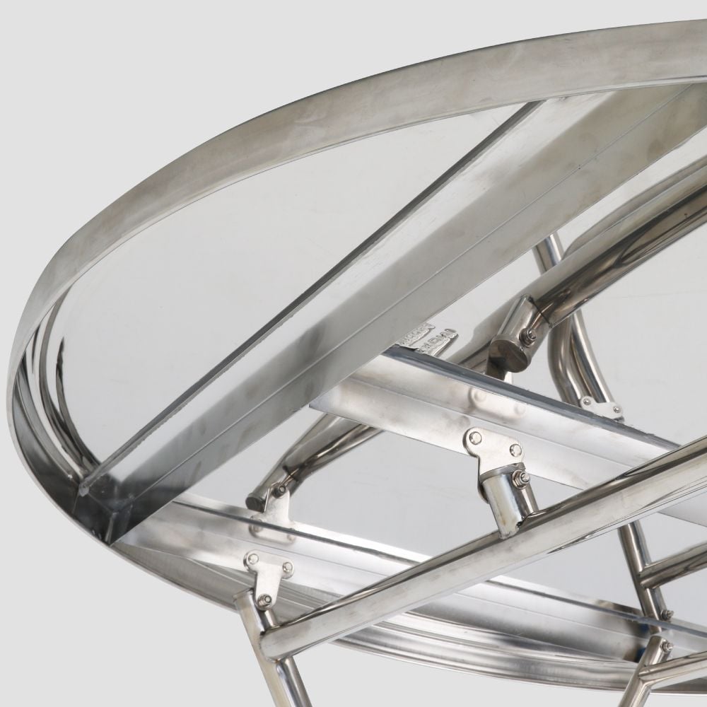  Bàn inox SUPER 1m2 cạnh vuông 