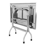  Bàn inox WIN chữ nhật phi 25 