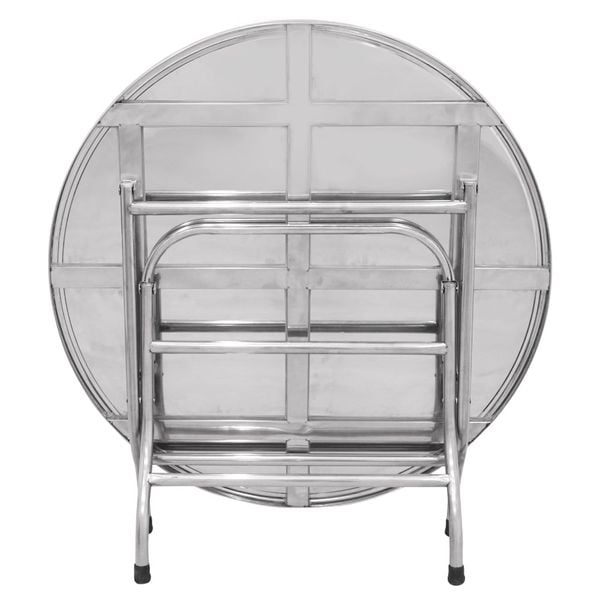 Bàn inox WIN tròn - Nội Ngoại Thất Inox Nhựa - Qui Phúc - quiphuc.com