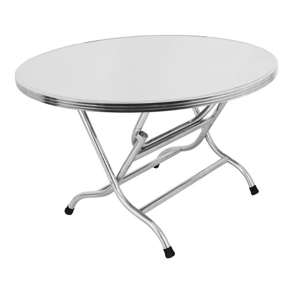 Bàn inox WIN tròn - Nội Ngoại Thất Inox Nhựa - Qui Phúc - quiphuc.com
